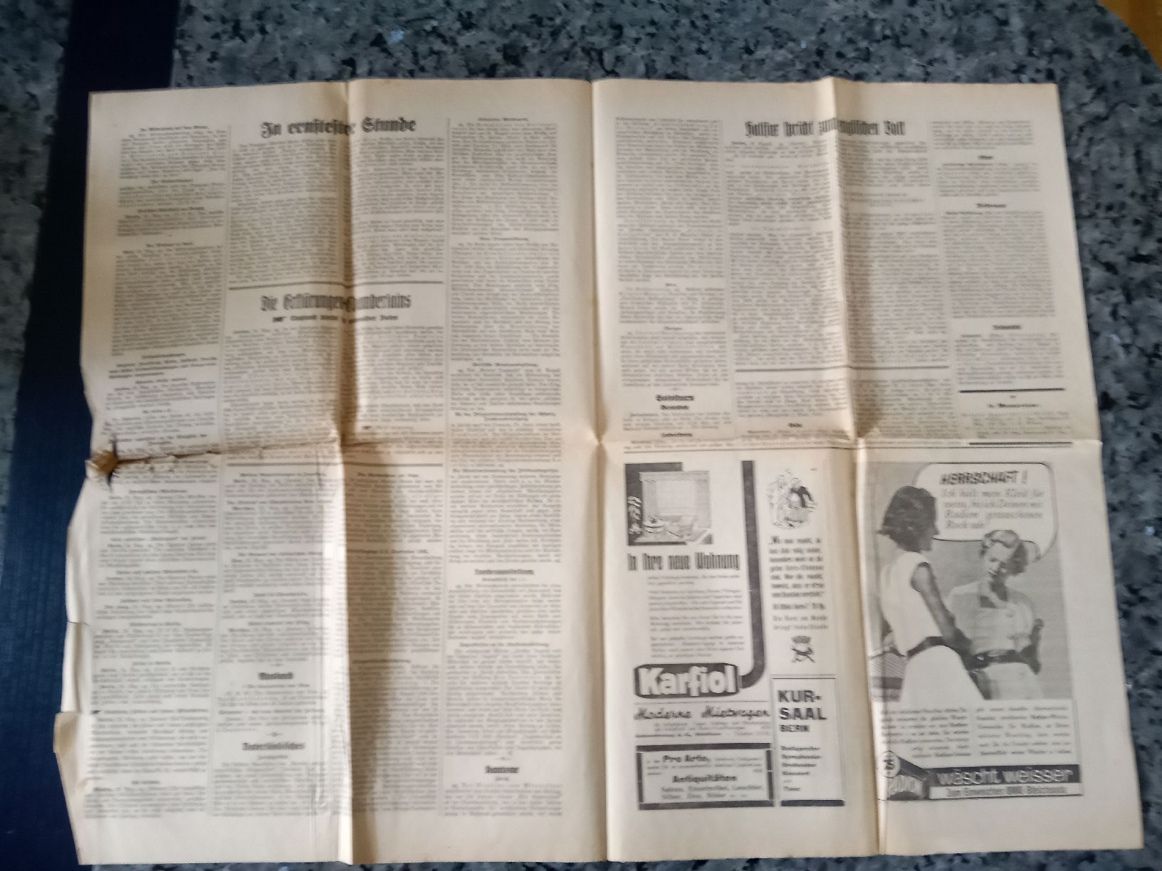 Riviste & Magazine: Solothurner Zeitung  Fr. 25. .Aug. 1939   – Usato da Hägendorf venduto da Yahuhu01 2