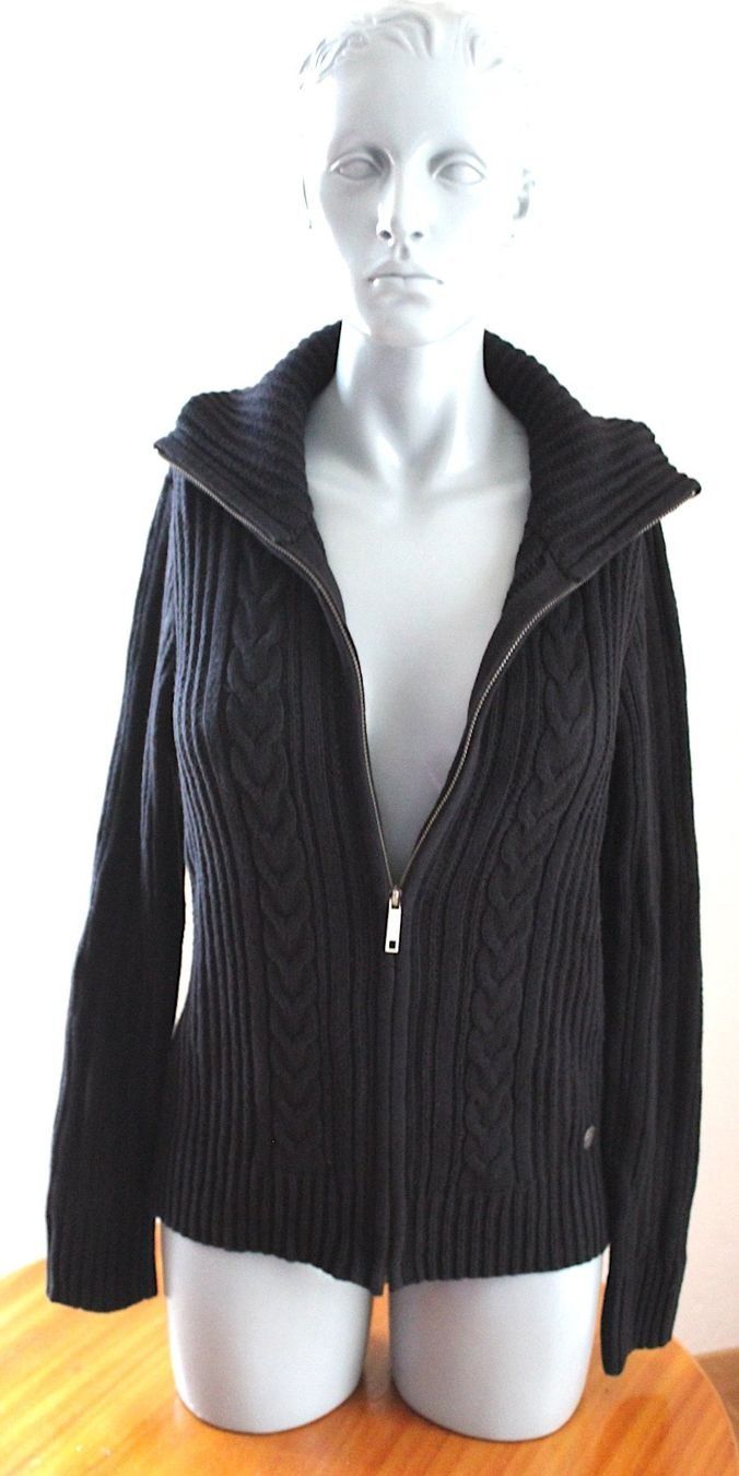 Giacche: Schwarze gut erhaltenes Strick Jacke, M – Usato da Locarno venduto da madame-tus-sauds 1