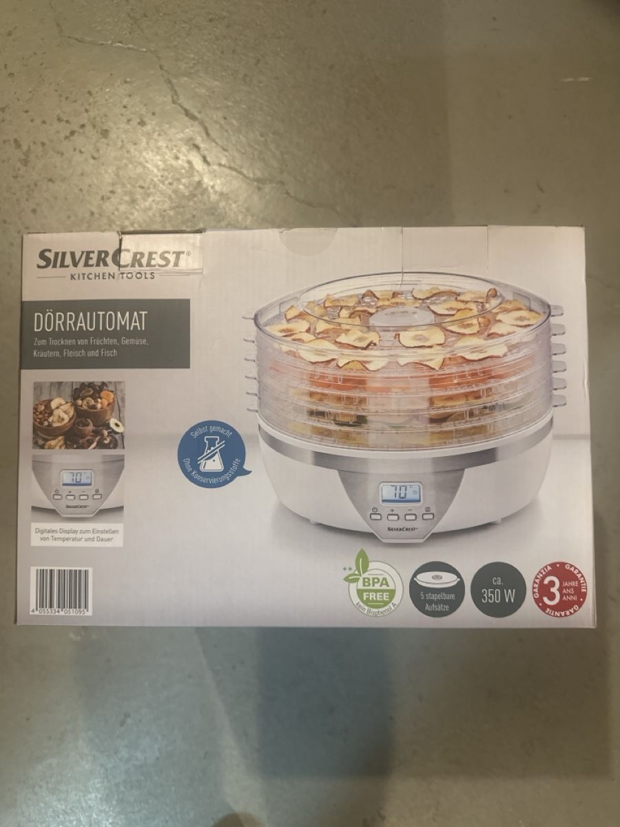 SilverCrest Küchengeräte: SilverCrest Dörrautomat 5 Stapel  – Gebraucht aus Uster von evoluzzer