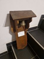Antike Klingel / Türglocke aus Holz, Vintage, Rarität!