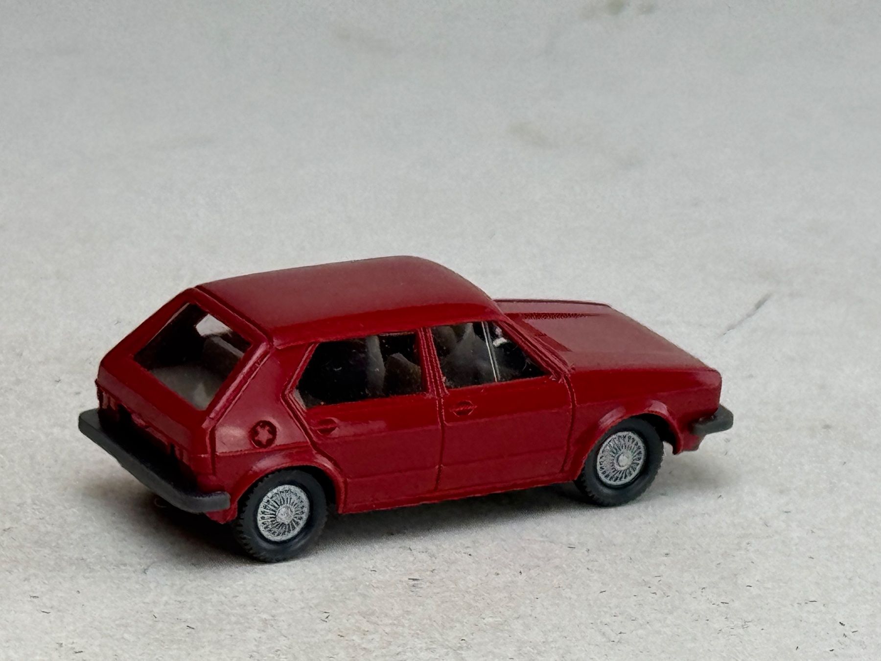 Wiking Voitures modèles: VE- Wiking VW Golf hellbraunrot – D'occasion à Elm par Wikmtz 1
