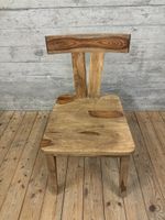 Massivholz Stuhl Sheesham Vintage Design Esszimmerstuhl