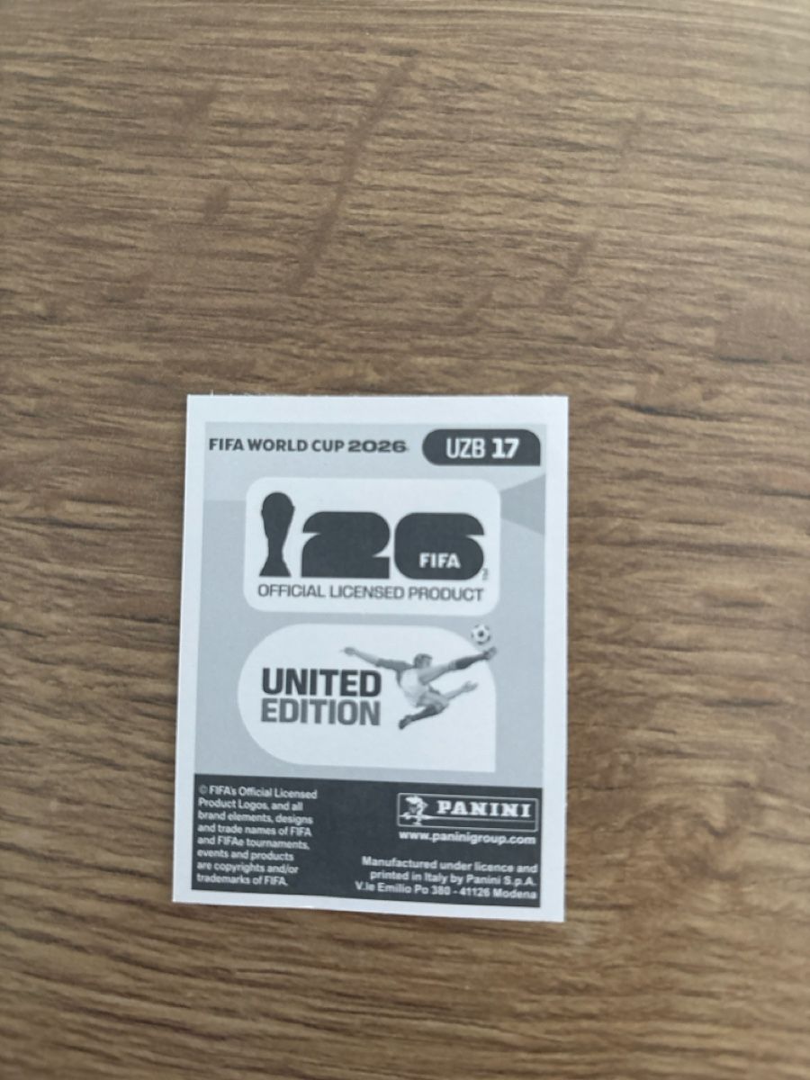 Panini Sammelbilder & Trading cards: Panini Fifa WM 2026, UZB17 – Neu (gemäss Beschreibung) aus Niederwil AG von pat_l6fn 1