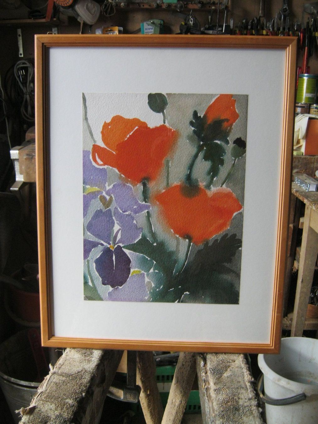 Dipinti: Mohn ist auch eine Blume – Usato da Altstätten venduto da antikundart