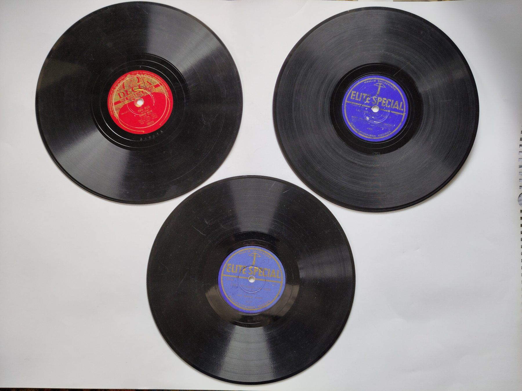 Dischi in vinile: 12 x Swing-Schellacks, Teddy Stauffer, Count Basie in Album – Usato da Schaffhausen venduto da RolfMeister 5