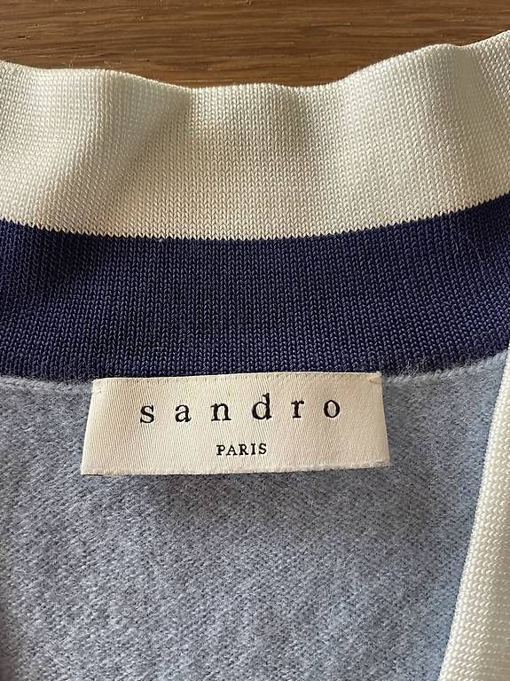 Maglioni & Felpe: Pull Sandro bleu laine et cachemire  – Usato da Nyon venduto da inf_fm9x 1