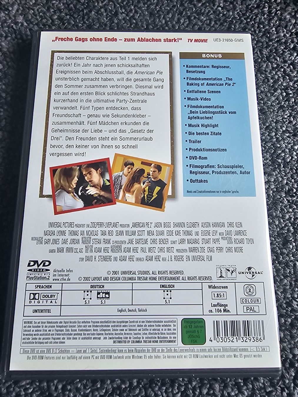 Tutti i DVDs: American Pie 2 (22425) – Usato da Ruswil venduto da jan_bxl5 1