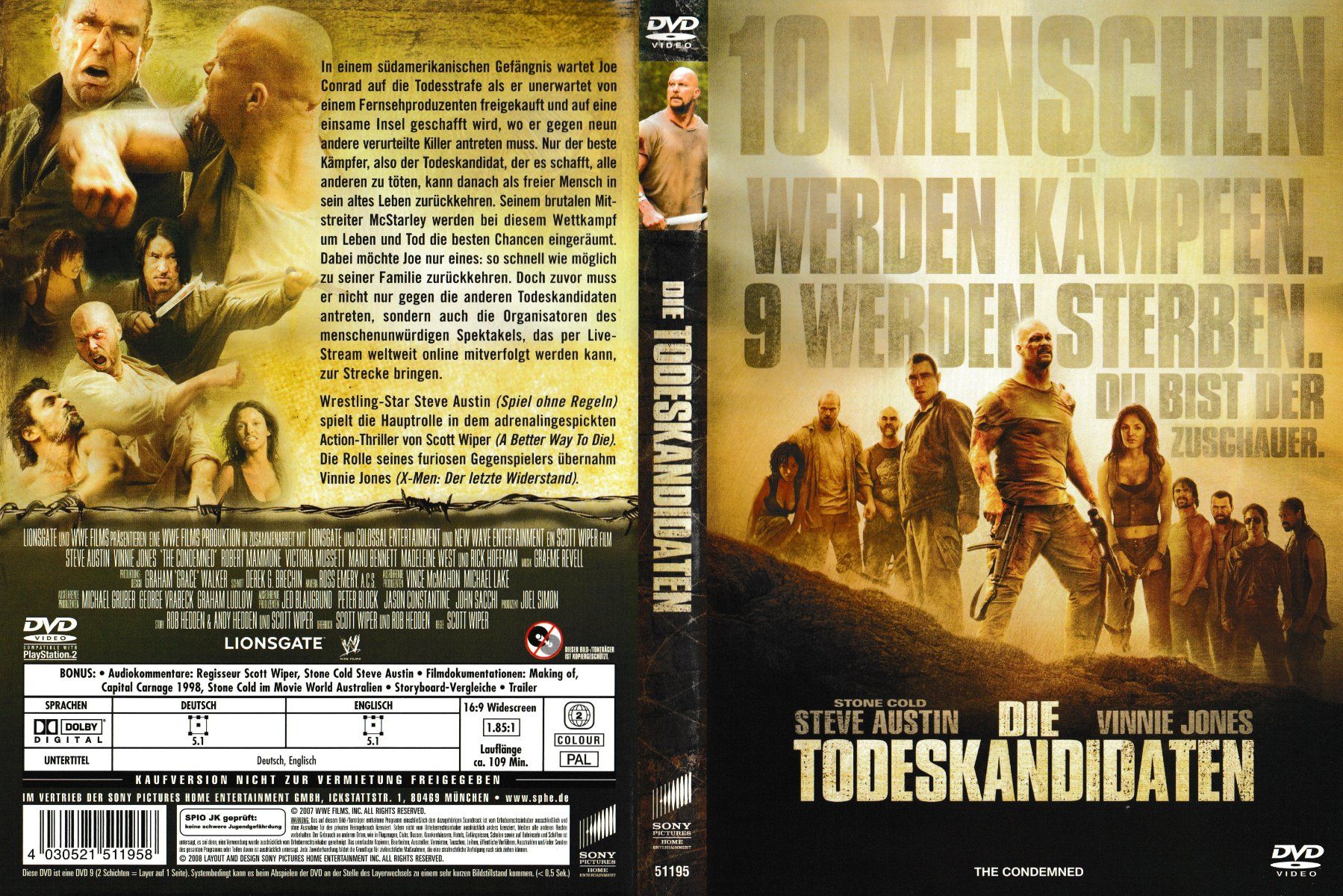 Tutti i DVDs: DVD - Die Todeskandidaten – Usato da Langnau am Albis venduto da MediaRescuerKeLoX