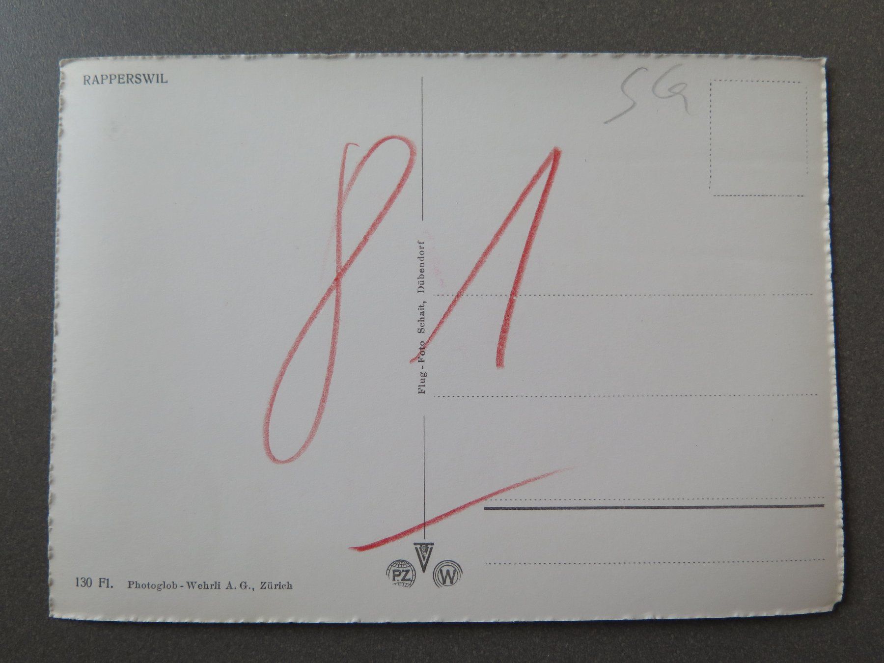 Cartoline postali: RAPPERSWIL - FLUGAUFNAHME – Usato da Wittenbach venduto da lipasal 1