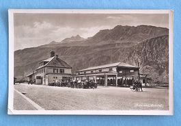 Andermatt - Bahnhof - alte Ansichtskarte von 1938