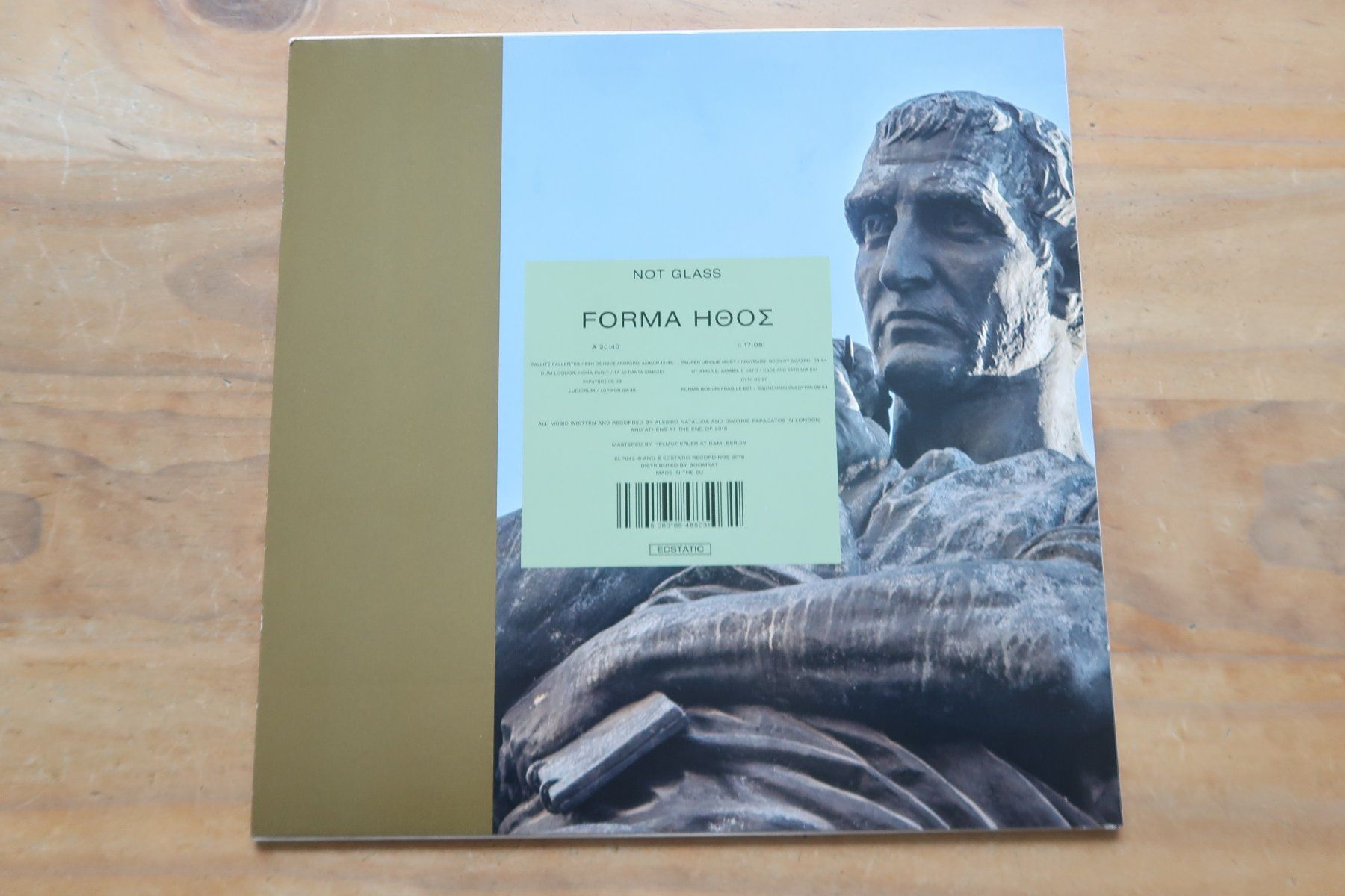 Dischi in vinile: NOT GLASS - FORMA - GRAUES VINYL LP – Usato da Basel venduto da Patiscat 1