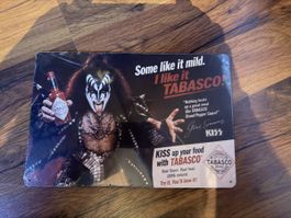 KISS Blechschild US-Werbung, Gene Simmons KISS