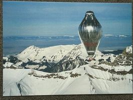1999 Erste Ballonfahrt um die Welt 🌎 Piccard 🎈2 Postkarten