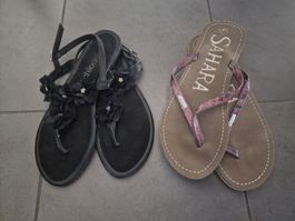 Sommer-Sale: 2 Paar Sandalen, Grösse 40/41