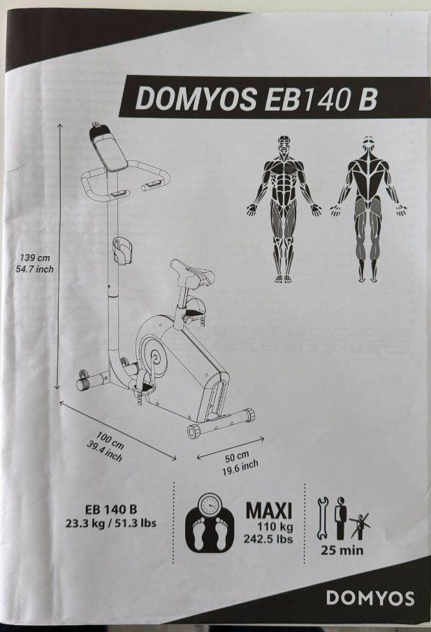 Hometrainer: Hometrainer Domyos EB 140 B – Usato da Kreuzlingen venduto da dadula