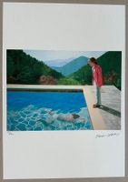 David Hockney: Pool with two figures XXX/200