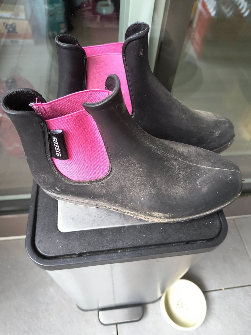 Scarpe per ragazze: Reitstiefeletten Gr. 37 Damen Boots Pink – Usato da Würenlingen venduto da pjs-at-tutti 1