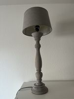 Tischlampe Dutch Living Holz grau