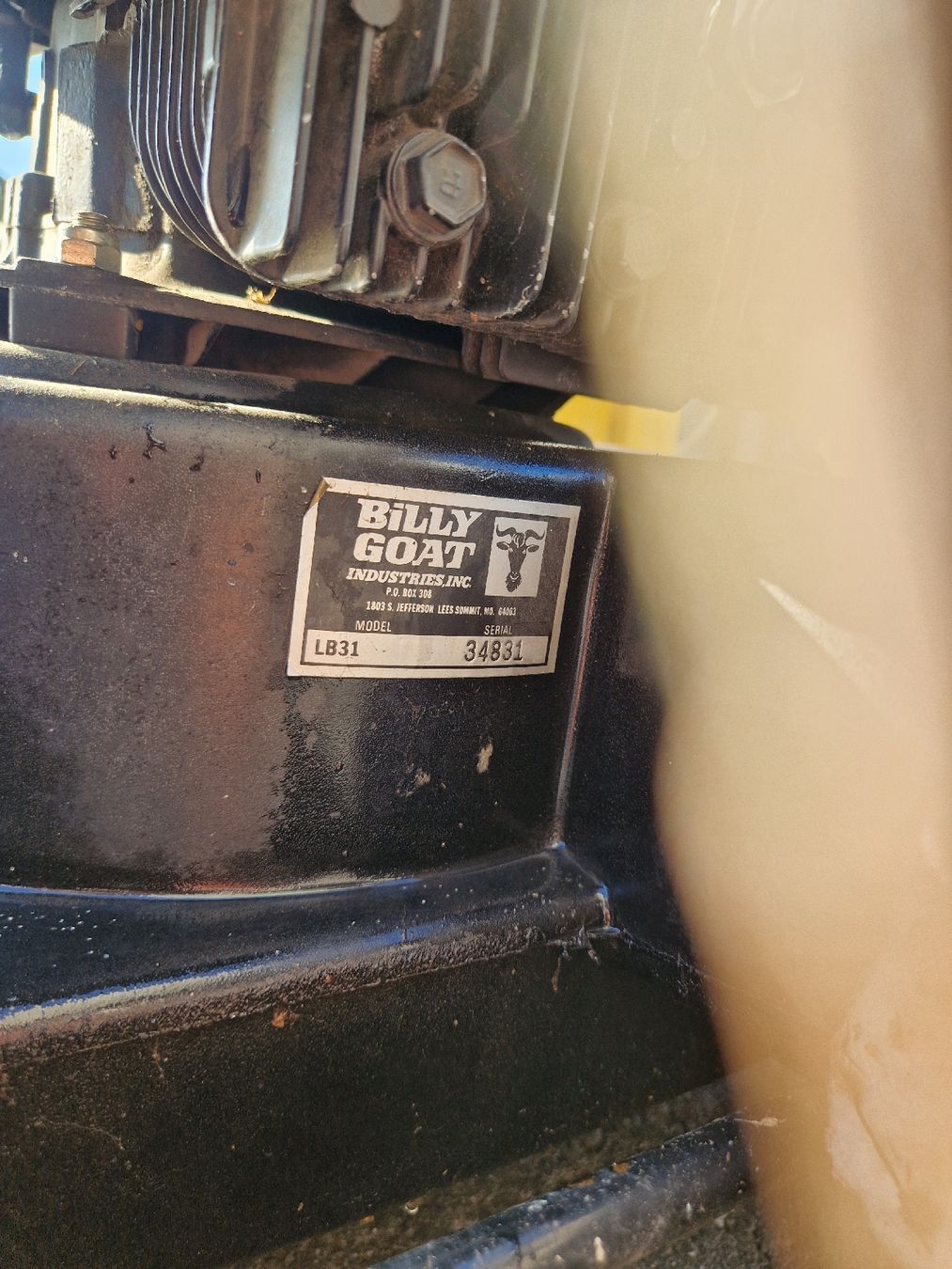 Tutte le macchine: Billy Goat Laubsauger LB31 – Usato da Morschach venduto da Fimhof 2