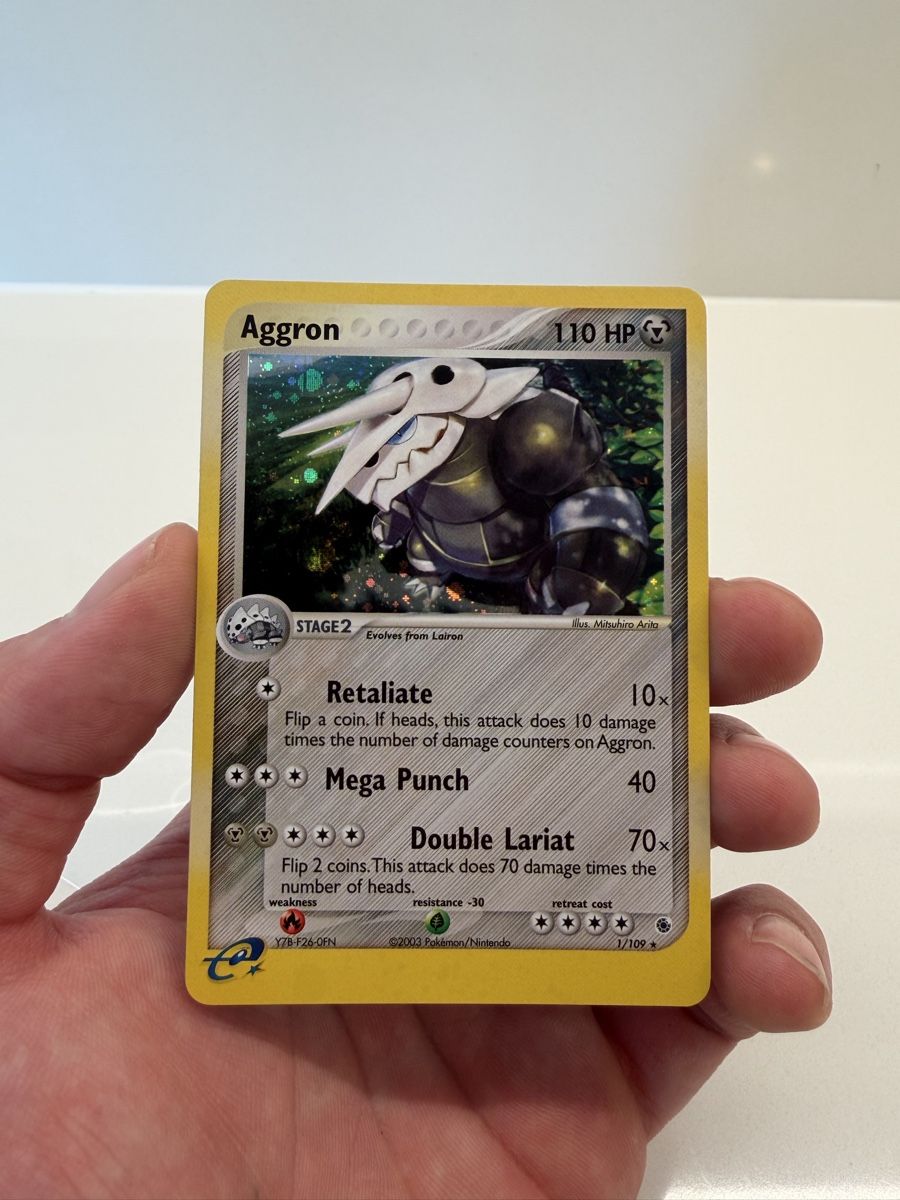 Pokémon Sammelbilder & Trading cards: Aggron Holo Rare EX Ruby & Sapphire 2003 – Gebraucht aus Arlesheim von WungaBunga 2