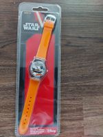 Star Wars Kinderuhr, BB-8 Design, Orange, Neu & OVP