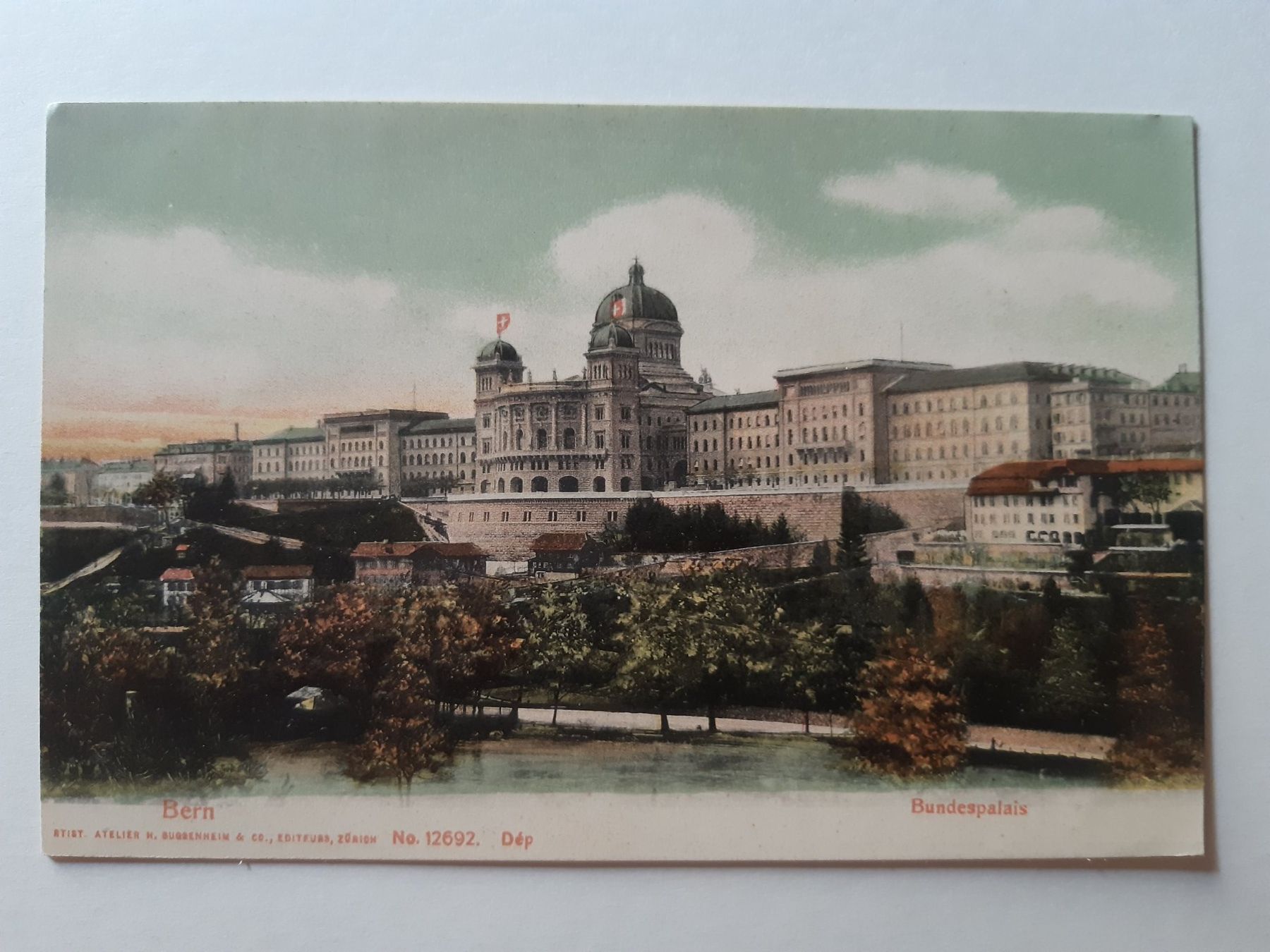Ansichtskarten: Bern, Bundespalais, postcard – Gebraucht aus Verscio von giamma1985