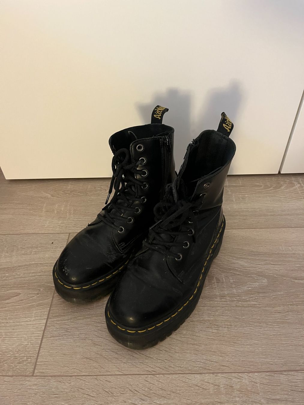 Dr. Martens Scarpe da uomo: Dr Martens Plateau Boots, Grösse 38 – Usato da Zürich venduto da cbraunsc 1