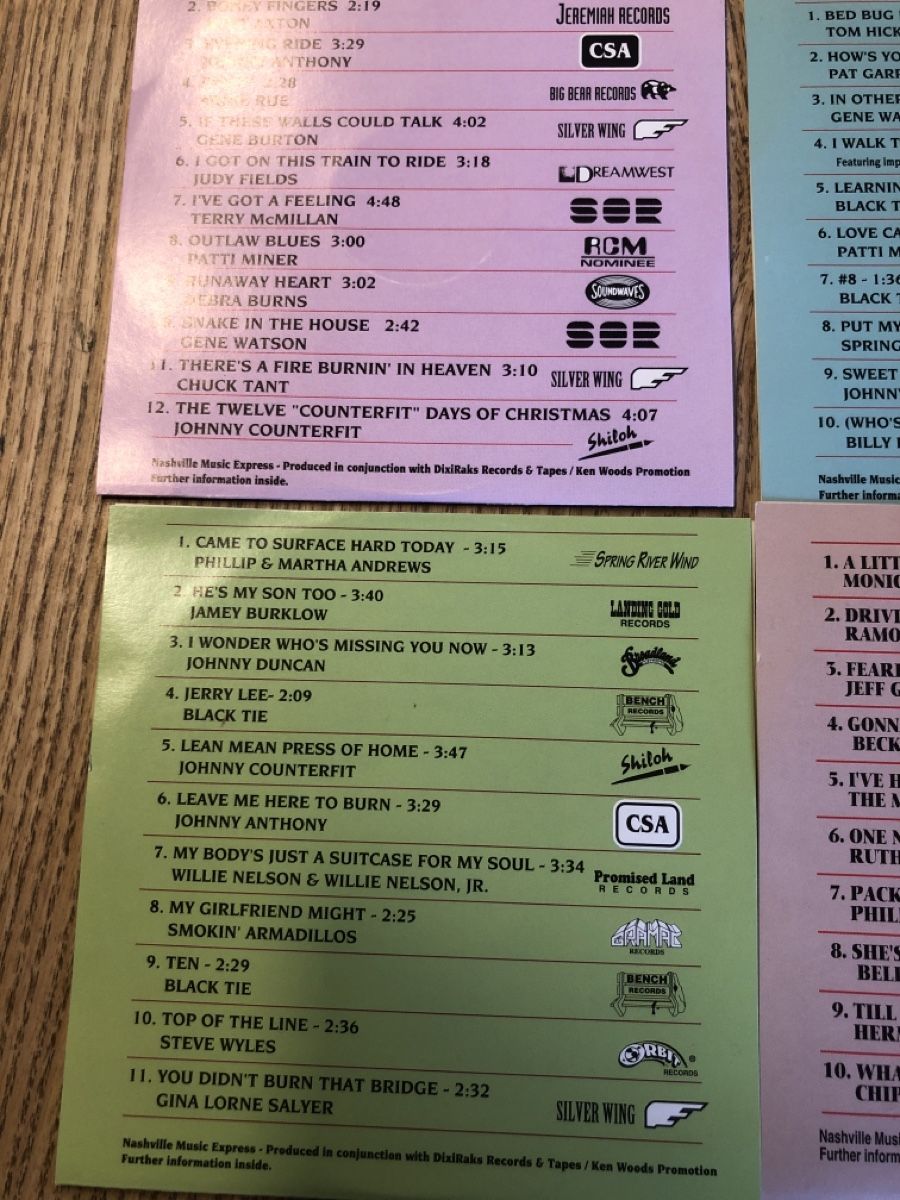 CD: Nashville Music Express Vol.1 - 6  – Usato da Flaach venduto da rubo7 2