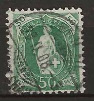 CH090c - Helvetia debout 90c obl.