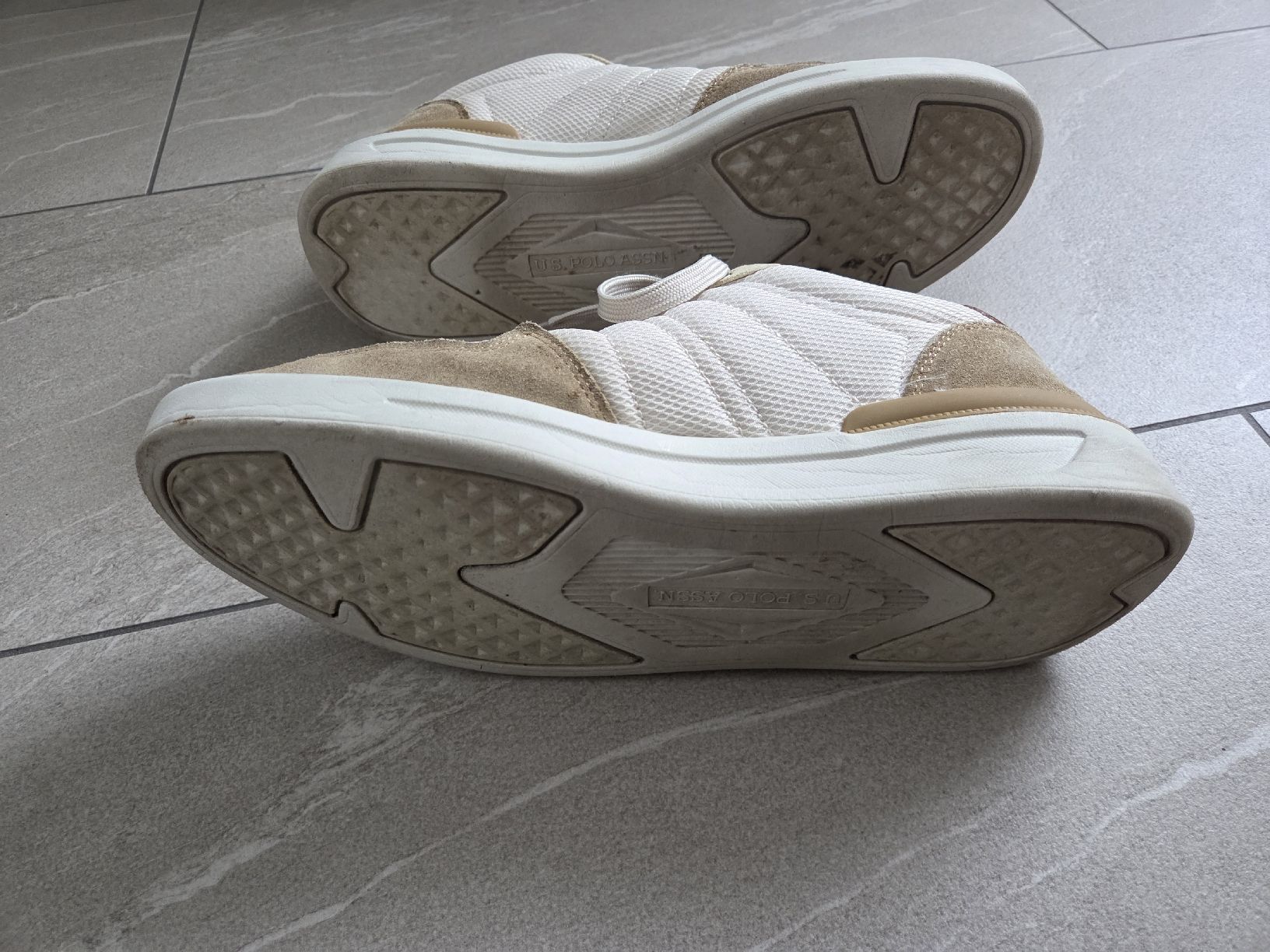 US Polo Scarpe da uomo: U.S. Polo Assn. Herren Sneaker, weiss-braun, Gr. 44, top – Usato da Wetzikon ZH venduto da mar_8jrl 5