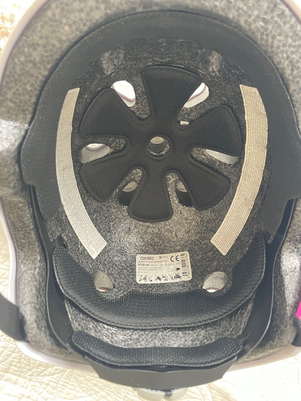 Oxelo Caschi: Oxelo Kinderhelm weiss – Usato da Zürich venduto da Kafu 2