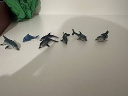 Delfin Porzellan Figuren
