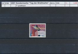 2001 "Tag der Briefmarke - Basel", ** postfrisch