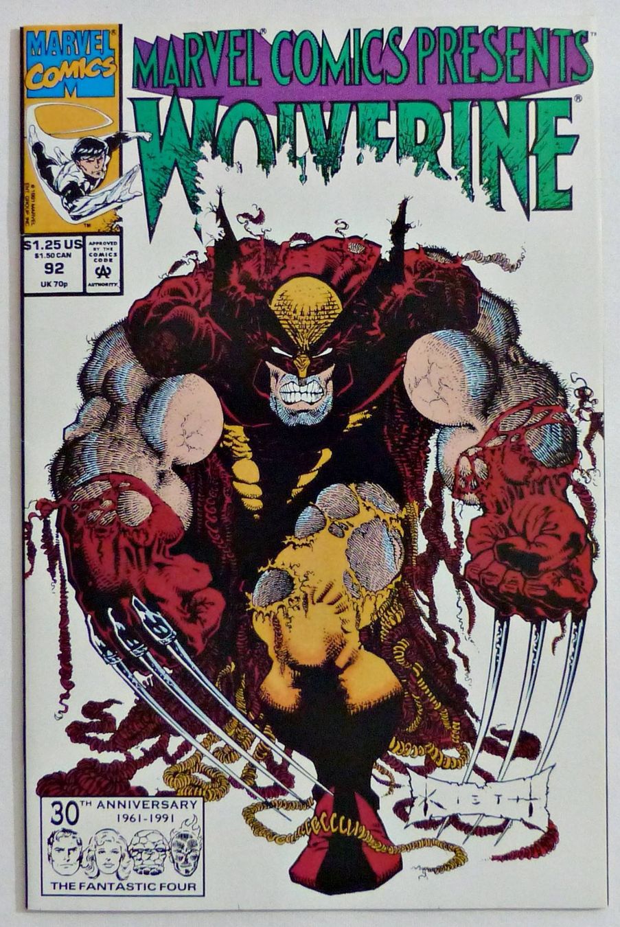 Fumetti: MARVEL COMICS PRESENTS #92 WOLVERINE GHOST RIDER MARVEL 1991 – Usato da Lugano venduto da YouWantUS