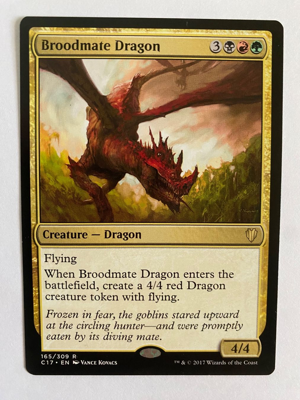 Magic The Gathering Carte collezionabili: Broodmate Dragon -  Commander 2017 – Usato da Bonstetten venduto da ddiederichs
