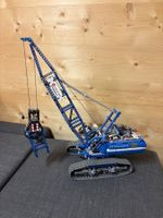 Lego Technic Raupenkran blau gebraucht guter Zustand