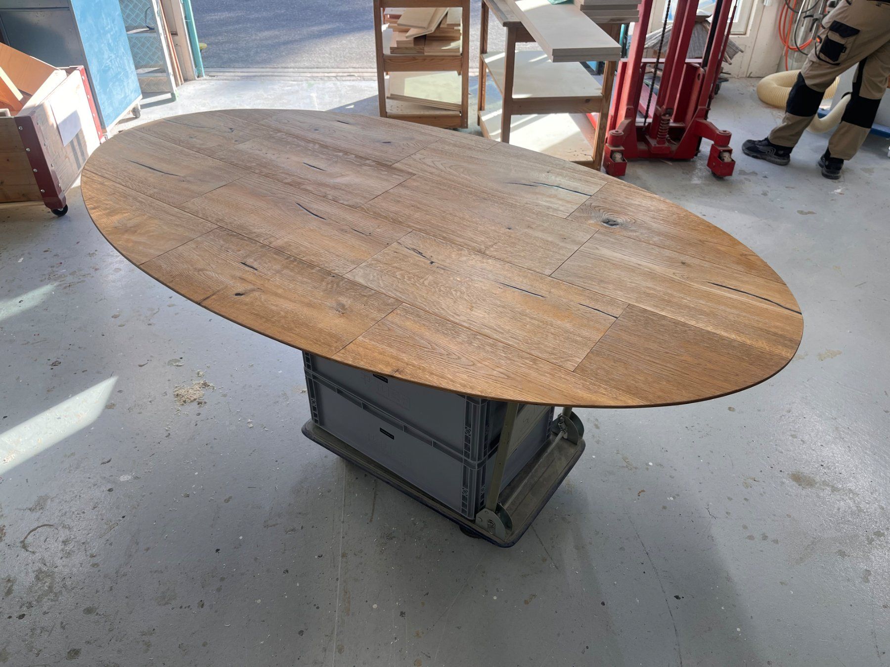 Tables: Tischplatte oval Eiche – D'occasion à Wittenwil par Pauli_F