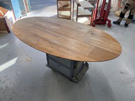 Tischplatte oval Eiche