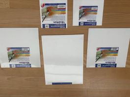 Leinwandkartons Set  (5 Stk.) 18x24cm bis 30x50cm, neu