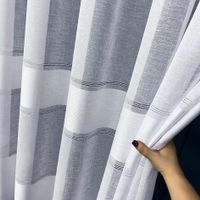 Tagesvorhang nach Mass mit Streifen