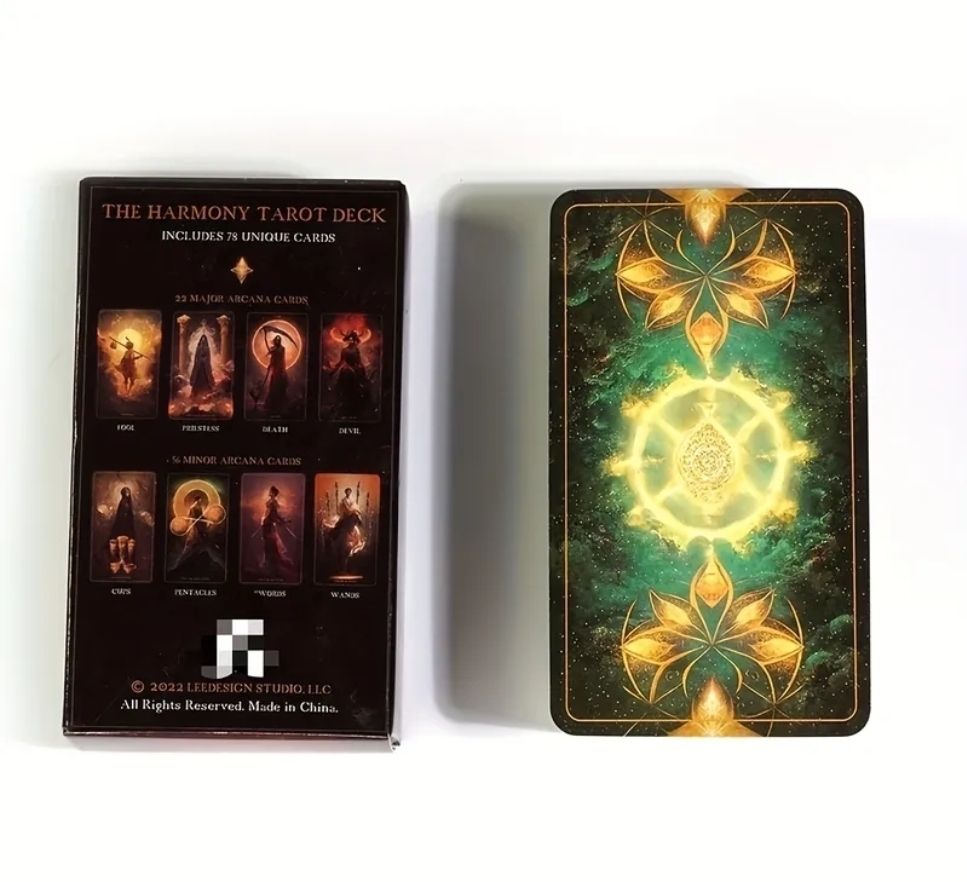 Cartoline: ✨ The Harmony Tarot Deck – Christopher Lee Design – Nuovo e nell'imballaggio originale da Bussigny venduto da Kfdlt 5