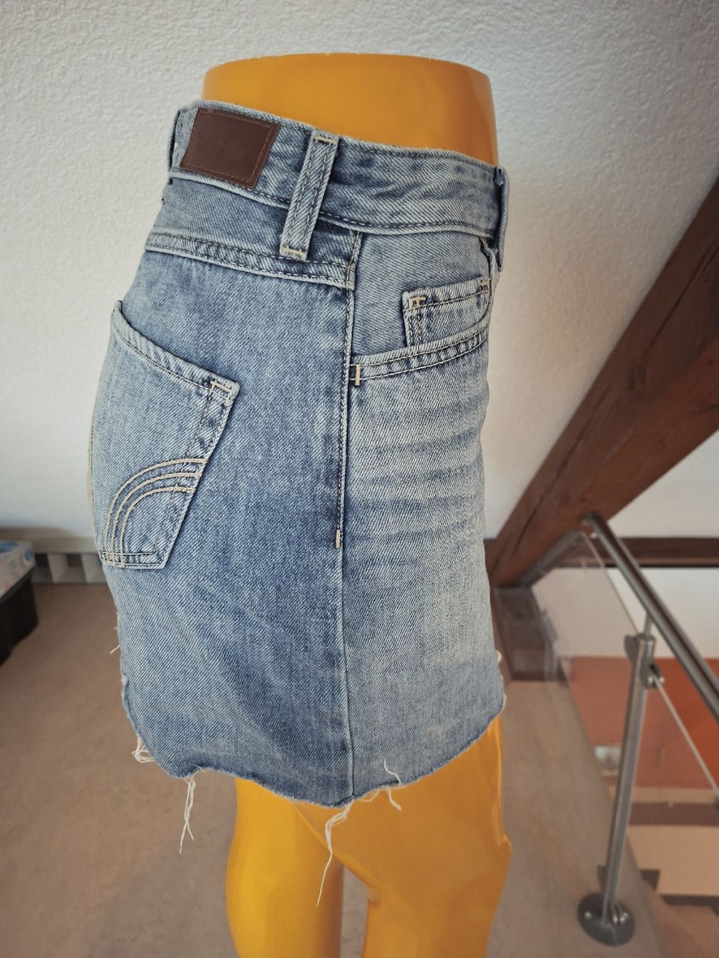 Hollister Röcke: Hollister Jeansrock, Gr. w25, hellblau – Gebraucht aus Klingnau von vollmond36 3