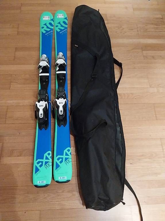 Rossignol Sci: Rossignol Ski 128 cm plus Skitasche – Usato da Baden venduto da Pimboli123
