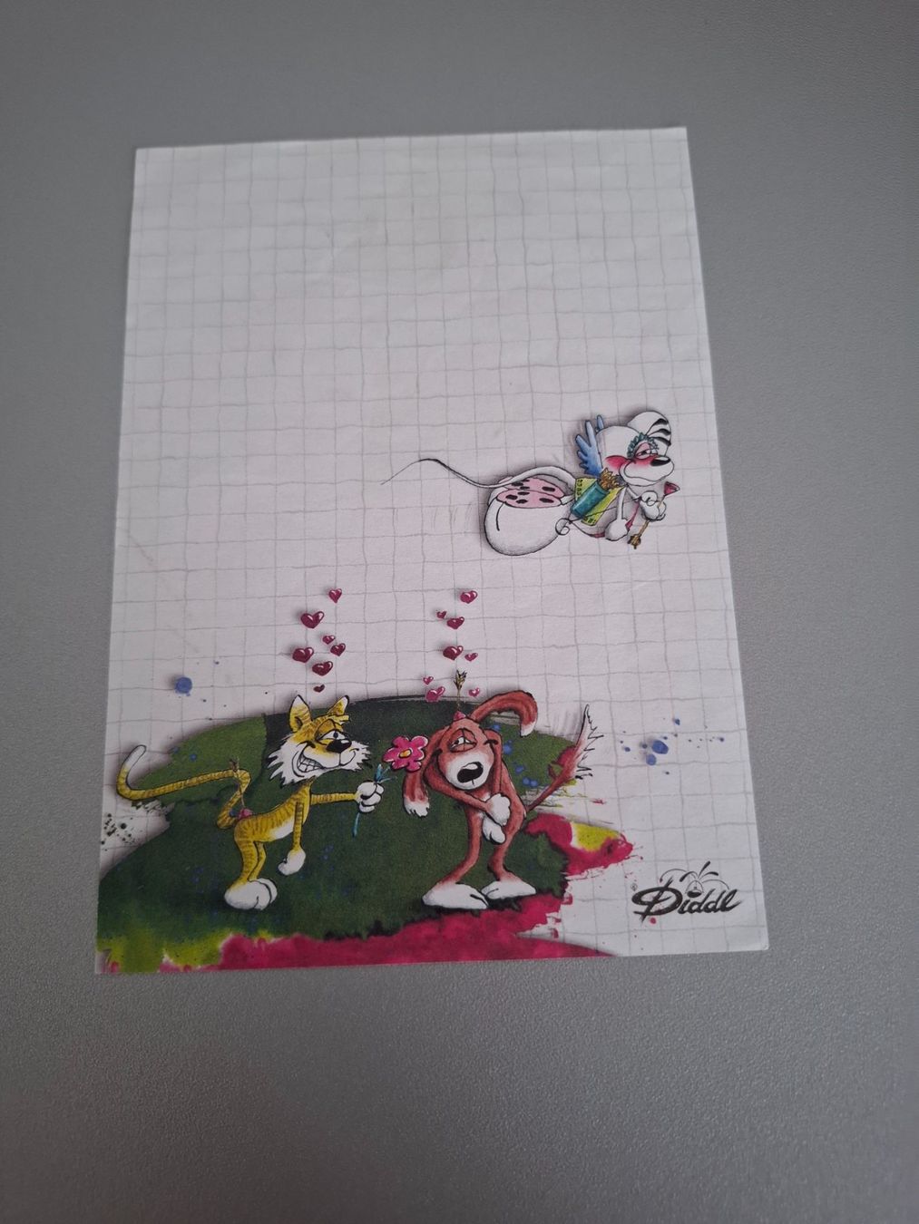 Schreibblöcke: Diddl Blatt A6 aus Block Nr. 81 – Gebraucht aus Grosswangen von michelli.