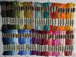 DMC Stickgarn Mouliné –  64er Pack – Sticktwist (Los A11)