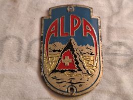 plaquette vélos farrader oldtimer Alpa collector rare antik