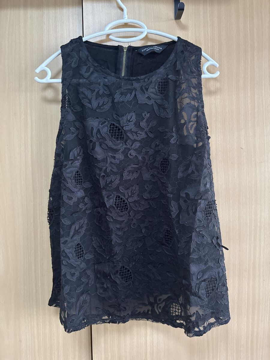 Dorothy Perkins Tops: Schwarze Spitzenträgerbluse Grösse 8 Dorothy Perkins – Neu (gemäss Beschreibung) aus Thun von Vans_98
