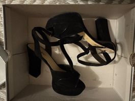 Sandales Gabor noires à talons, pointure 35, occasion