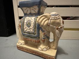 Indischer Elefant aus Keramik 16cm