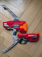 Nerf Mega Set: Bogen, Blaster, Super Zustand! Top für Kids!